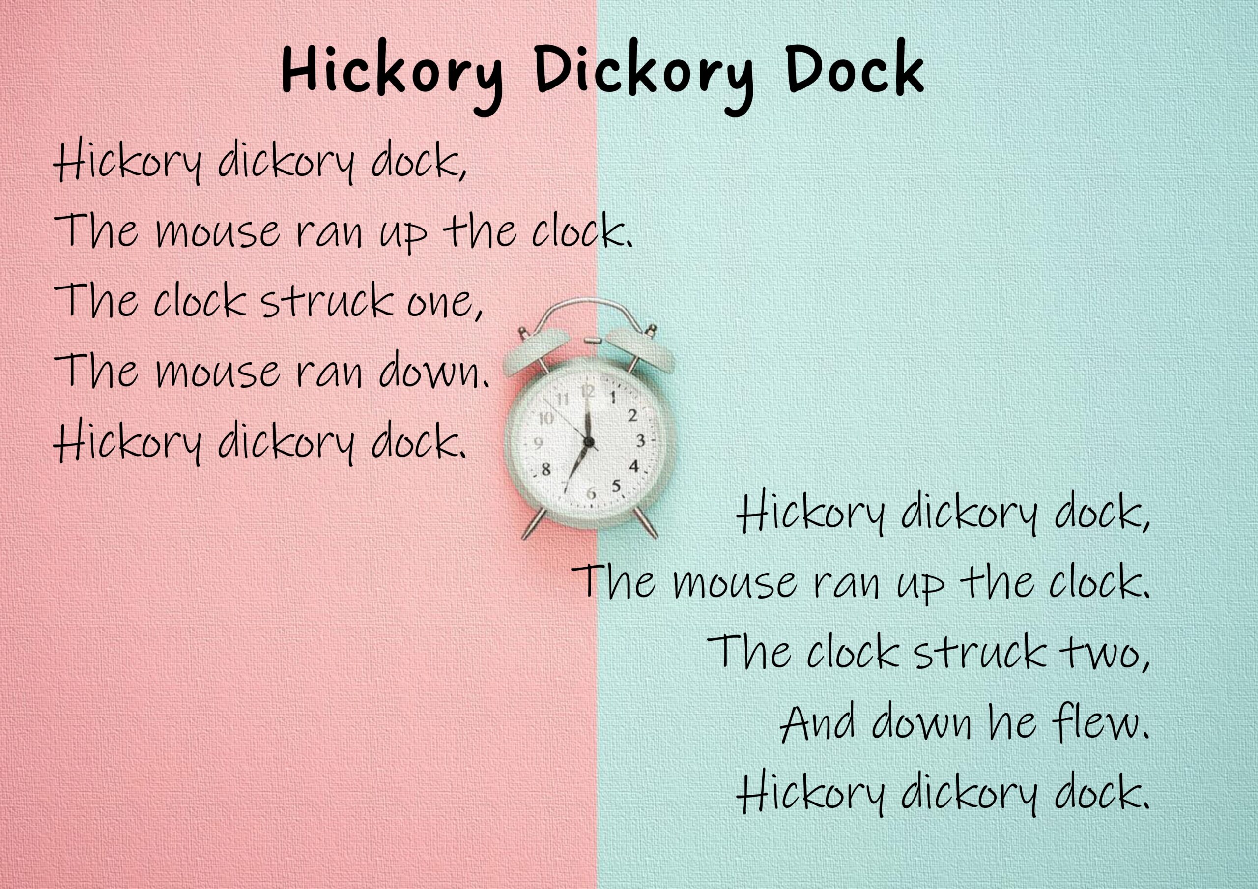 Hickory Dickory Dock