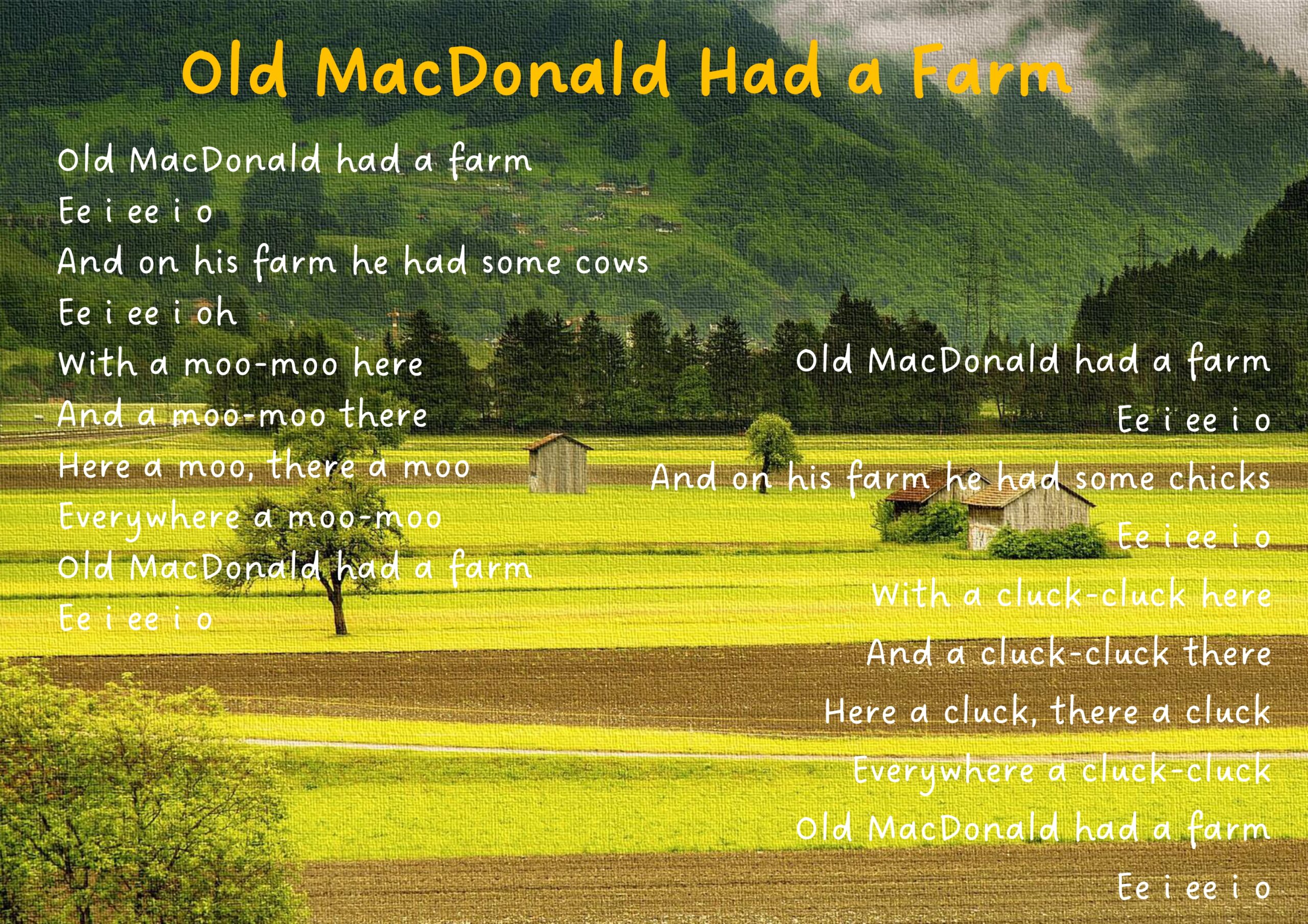 Old MacDonald Had a Farm