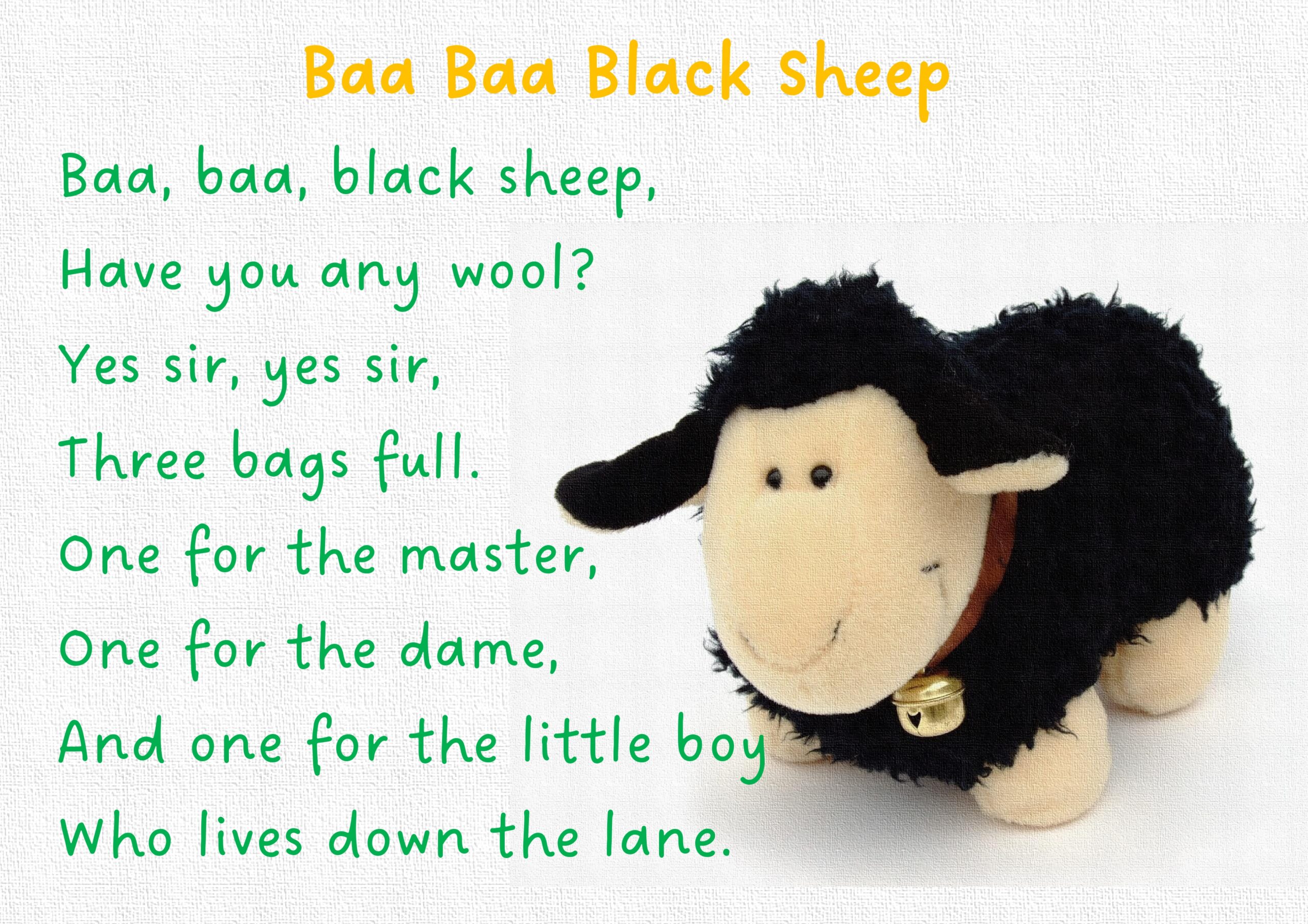 Baa Baa Black Sheep