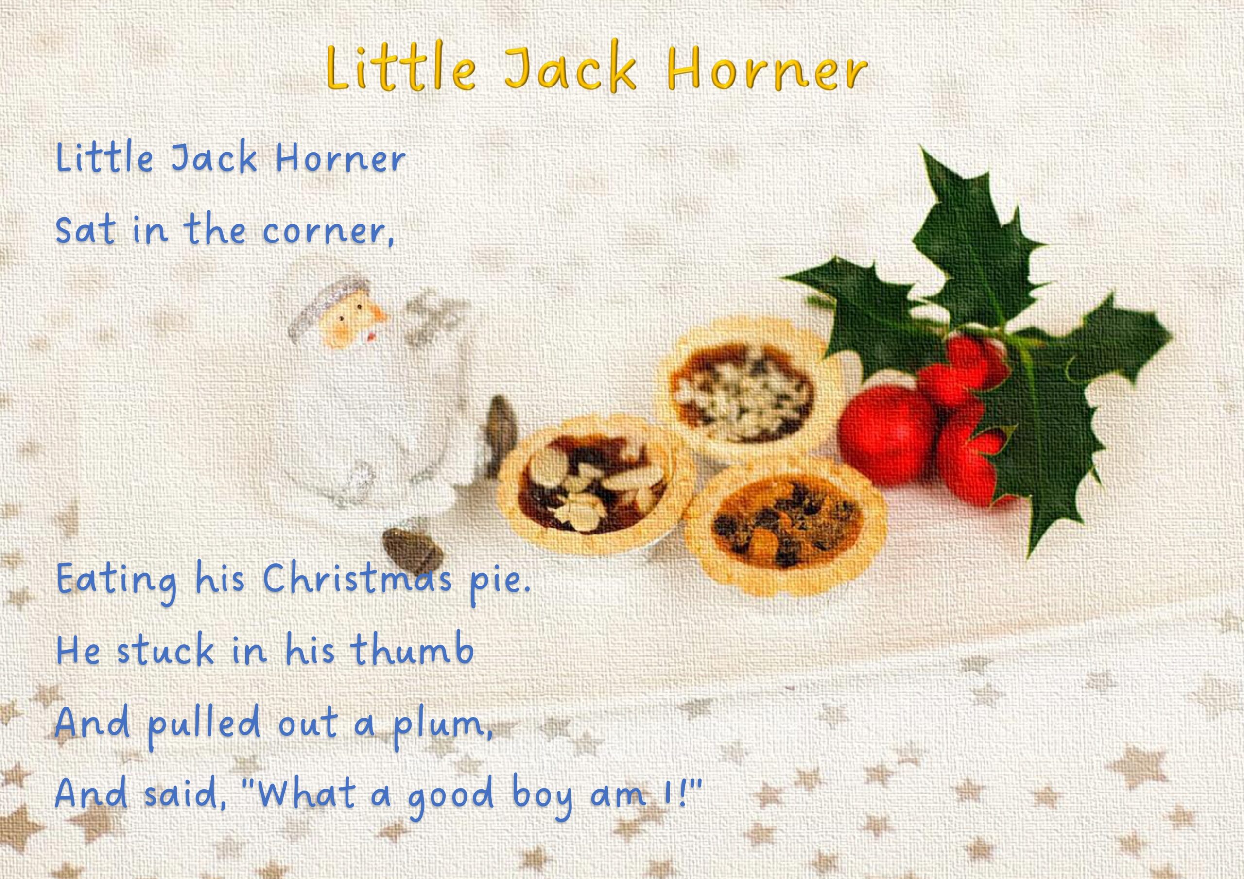 Little jack Horner
