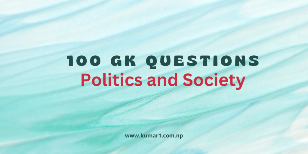 100 GK Questions