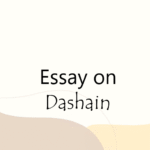 essay on dashain
