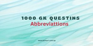 The Ultimate List of 1000 Abbreviations