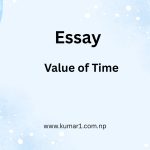 Essay on Value of Time